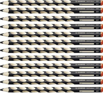 STABILO EASYcolors Ergonomischer Buntstift f&uuml;r Rechtsh&auml;nder 12er Pack schwarz