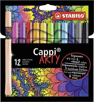 STABILO Filzstift Cappi ARTY 12er Pack