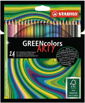 STABILO Buntstift GREENcolors ARTY 24er Etui