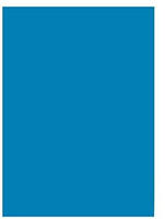 folia Tonpapier, DIN A3, 130 g/qm, mittelblau