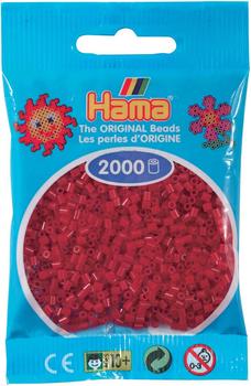 Hama Perlen 2000 Stück - mittelrot