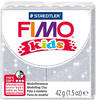 FIMO 8030-812, FIMO kids Modelliermasse, ofenhärtend, glitter-silber, 42 g,...