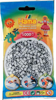 malte haaning Plastic Hama Beutel mit Perlen 1000 Stück hellgrau (207-70)