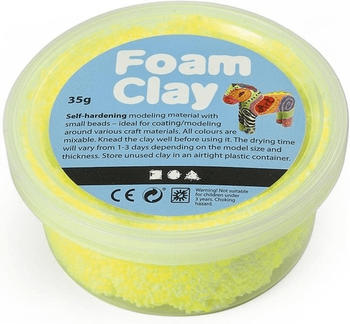 Creativ Company Foam Clay 35g neon gelb