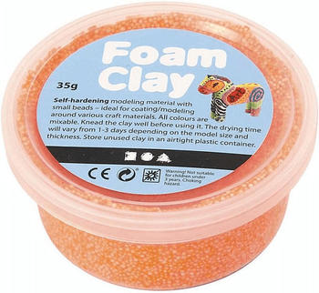 Creativ Company Foam Clay 35g neon orange
