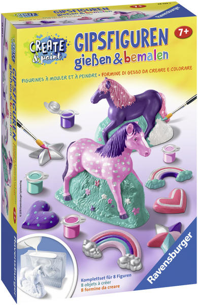 Ravensburger Create & Paint Fantasy Horse Gipsfiguren gießen und bemalen