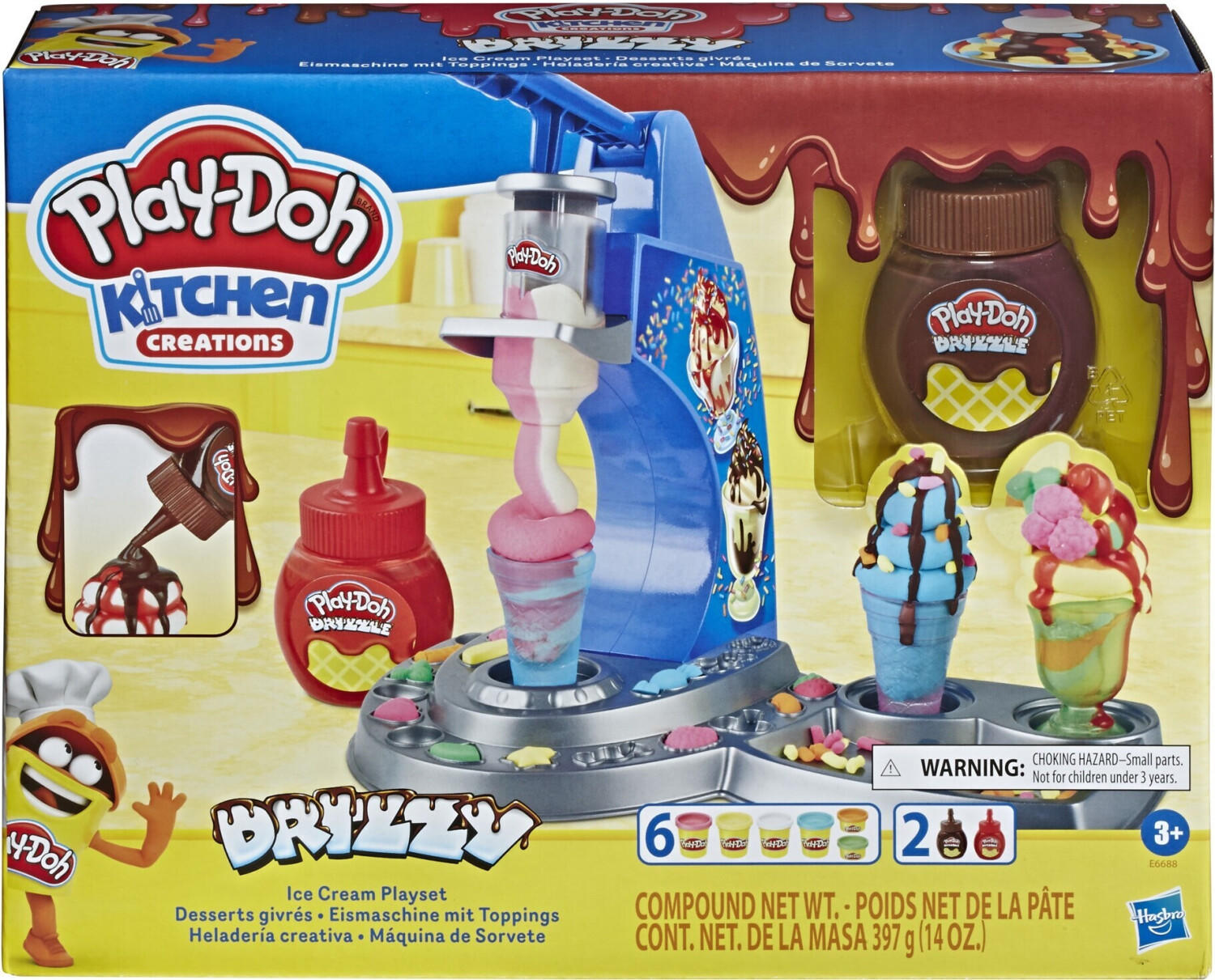 Play-Doh Drizzy Eismaschine mit Toppings Test TOP Angebote ab 16,90 €  (August 2023)