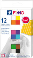 FIMO 8023 C12-1, FIMO SOFT Modelliermasse-Set "Basic", 12er Set
