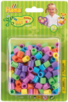 HAMA Maxi Blister-Packung mit 250 Perlen Pastellmix