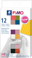 Staedtler Modelliermasse 8023 C12-5, FIMO soft, ofenh&auml;rtend, Fashion, 12...