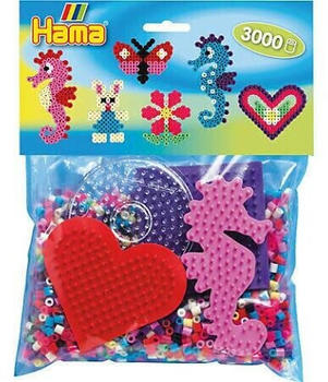 Hama Bügelperlenset Seepferdchen Midi mit 3000 Perlen