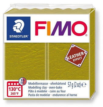 Fimo Leather Effect 57g oliv