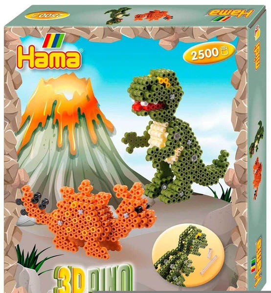 Hama Geschenkpackung 3D Dinos