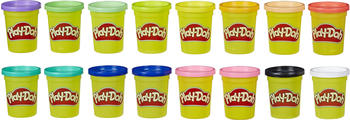 Hasbro Play-Doh - Megameter - 16er-Pack mit 112g-Dosen (E6015EU5)