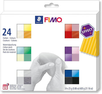 Fimo Effect Materialpackung 24 Farben