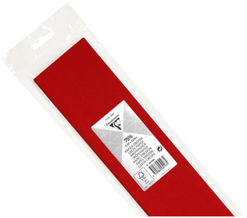 Clairefontaine Kreppapier 2,5x0,5m rot