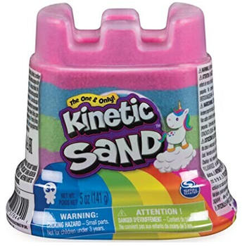Spin Master Kinetic Sand Regenbogen Einhorn-Schloss in 4 Farben (36704)
