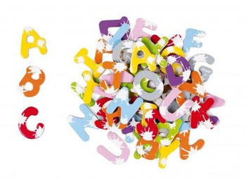 Janod Sortiment 52 Magnetbuchstaben Splash