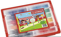 3 x Stabilo Filzstift power Box 144 St&uuml;ck/12 Farben