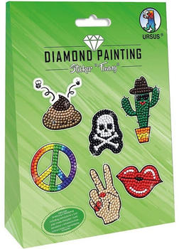 Ursus Diamond Painting Sticker Funny