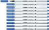 STABILO Pen 68 Brush 10er Pack dunkelblau