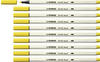 STABILO Pen 68 Brush 10er Pack gelb