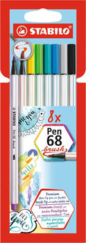 STABILO Pen 68 Brush (8er Pack)