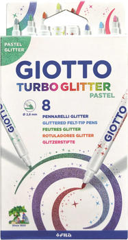 Giotto Turbo Glitter Pastell 8er (426300)