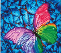 Diamond Dotz Kreativset "Diamond Painting Schmetterling"