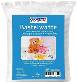 Glorex Bastelwatte 100% Polyester weiß 100g