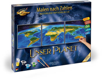 Schipper Malen nach Zahlen Meisterklasse Triptychon - Unser Planet