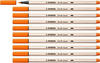 STABILO Pen 68 Brush 10er Pack gelbrot