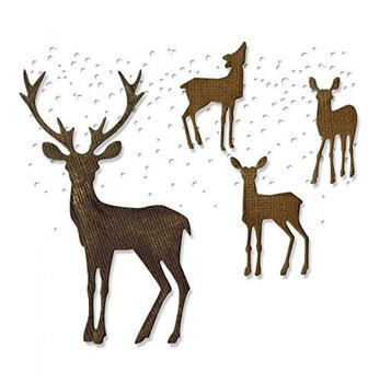 Sizzix Thinlits Stanzschablonen 5er Set Winterwunderland von Tim Holtz (662426)