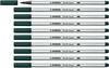 STABILO Pen 68 Brush 10er Pack grünerde