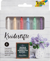 Folia Kreidestifte Set BASIC 6 Kreidestifte farbig sortiert / Folia / Bei Hugendubel