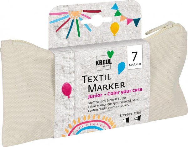 C. Kreul Textil Marker Junior Set Color your case