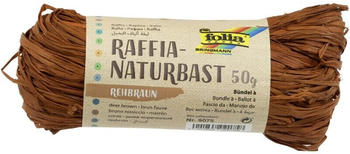 Folia Raffia Naturbast 50g rehbraun