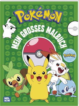 Nelson Verlag Pok&eacute;mon: Mein gro&szlig;es Malbuch