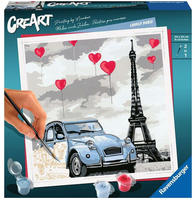 Ravensburger 28996 7, Ravensburger Malen nach Zahlen CreArt Lovely Paris...