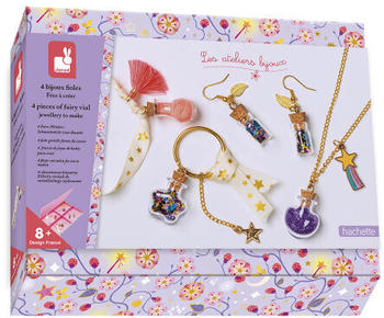Janod 4 pieces of fairy vial jewellery to make