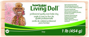 Polyform Super Sculpey Living Doll 454 g beige