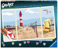 Ravensburger 202775, Ravensburger CreArt Paint by Numbers - Beside The Seaside