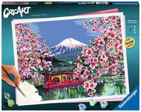 Ravensburger Malen nach Zahlen "CreArt, Japanese Cherry Blossom" Made in Europe