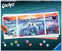 RAVENSBURGER 23577, RAVENSBURGER 23577 Malen nach Zahlen Dolphins at Sunset