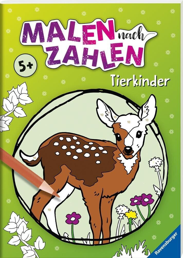 Ravensburger Kreativität Malen nach Zahlen ab 5 Tierkinder (41727) Test ab 4,99 € (Januar 2024)