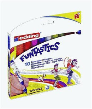 edding 14 Funtastics Kinderfasermaler - 3 mm - 10er Set blau