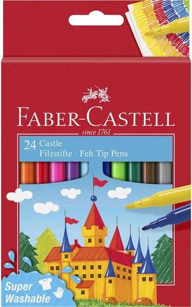 Faber-Castell Castle Filzstift - 24er Kartonetui