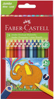 FABER-CASTELL Buntstift dreikant Jumbo 5.4mm 24er Karton