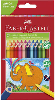 Faber-Castell Jumbo Buntstift Dreikant - 24er Karton