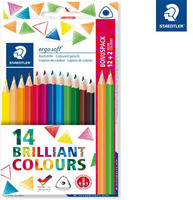 Staedtler 157 C14P1, STAEDTLER Dreikant-Buntstift ergosoft, 12+2 Kartonetui